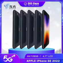 S8b9c74ed6d1a438aacb690669cc8e0a0Q.png_220x220.png_ Original Apple iPhone SE 2022 5G Mobile Phone SE3 True-Tone 64GB/128GB NFC 4.7'' IPS LCD 12MP+7MP A15 Hexa Core IOS SmartPhone