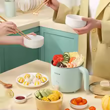 KONKA KZG-15YX301 electric cooker 2-speed heat adjustment lid can be put cell phone 1.5L large capacity portable cooking pot - Image 4