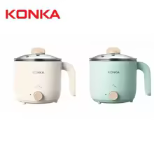 KONKA KZG-15YX301 electric cooker 2-speed heat adjustment lid can be put cell phone 1.5L large capacity portable cooking pot - Image 5