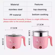 Multifunction Electric Cooker Hot Pot 1-2 People Heating Pan Multi Ramen Pot Machine Mini Rice Cook Kitchen Appliance Korea 220V - Image 5